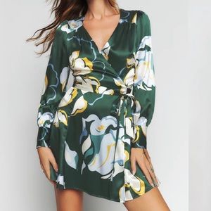 Reformation Chrisley Silk Dress